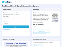 Tablet Screenshot of hanselhonda.drivesure.com